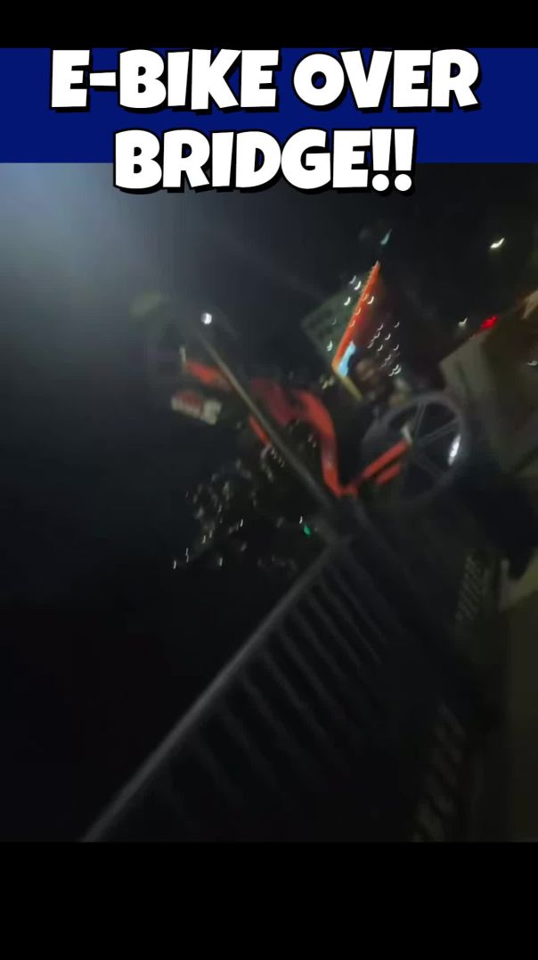 BREAKING NEWS: E-Bike Thrown Over Bridge?!
