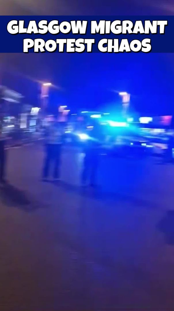 **Chaos Erupts In Scotland At Migrant Protests**